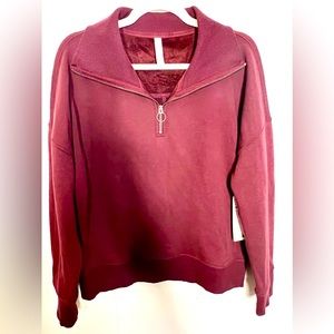 Cozy Karma Athleta 1/4 Zip Pullover S